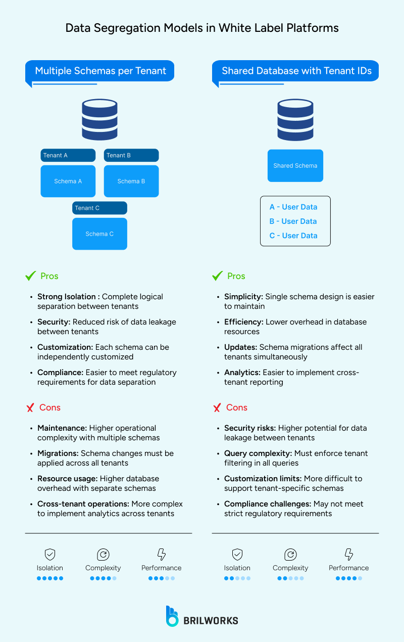 Data Segregation Models In White Label Platforms