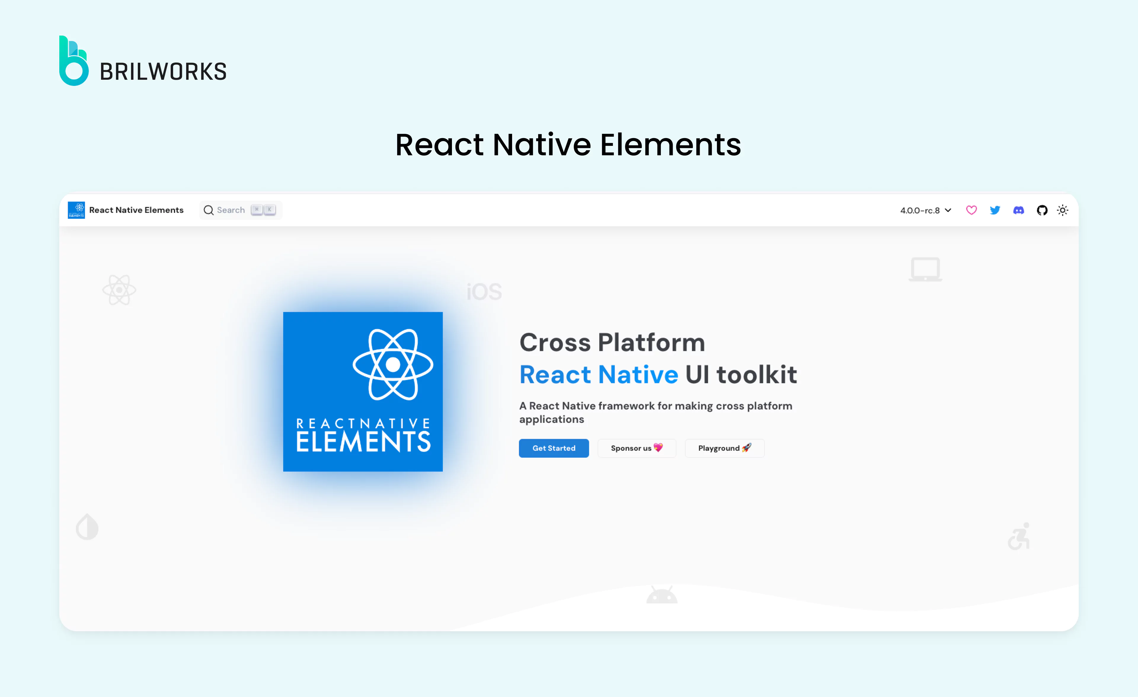 8 React Native Elements
