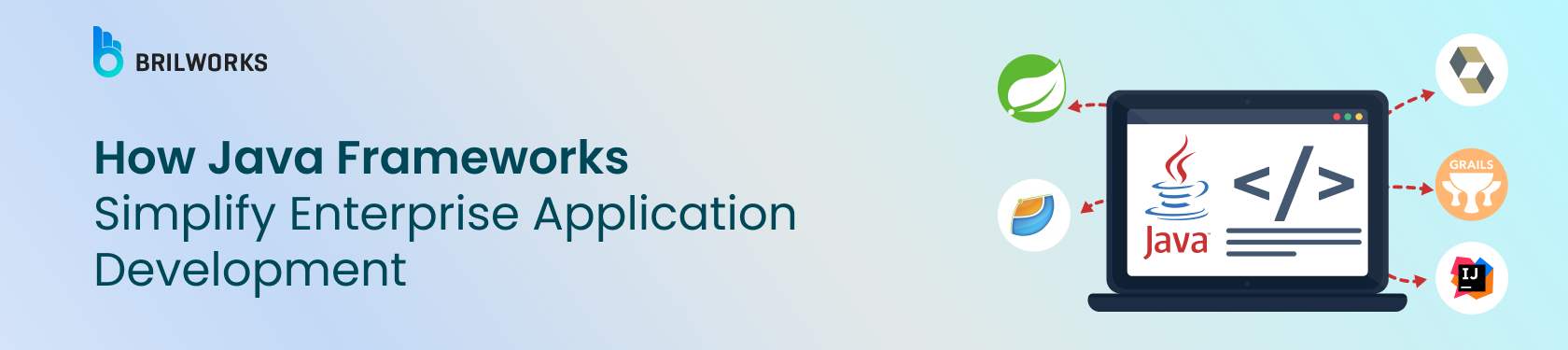 Banner Image - How Java Frameworks Simplify Enterprise Application Development