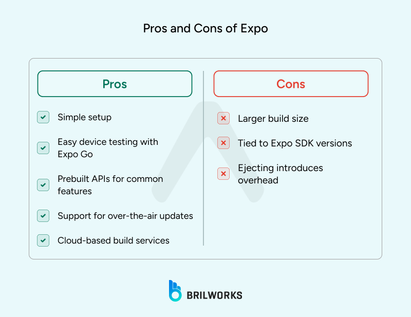 Pros and Cons of Expo