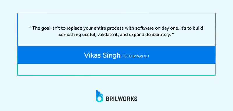 Brilworks' founder quote