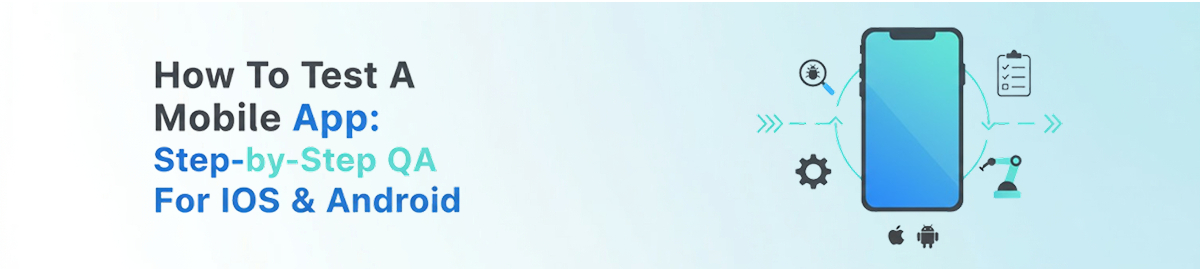 How-To-Test-A-Mobile-App:-Step-by-Step-QA-For-iOS-&-Android-banner-image