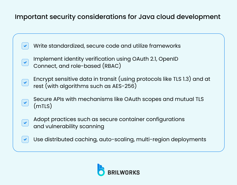 Important Security Considerations For Java Cloud Development