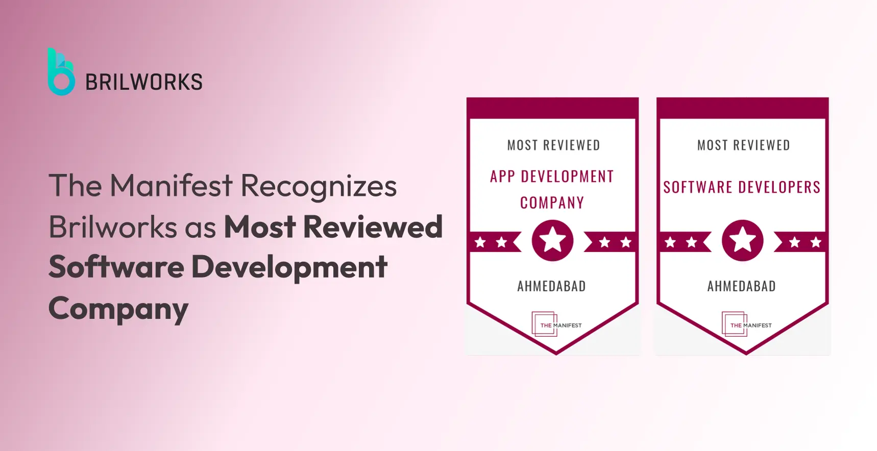 Banner-Manifest Most Reviewed Software Development Company