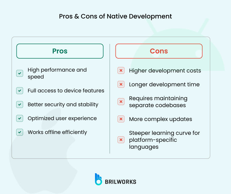 Pros Cons Of Native Development