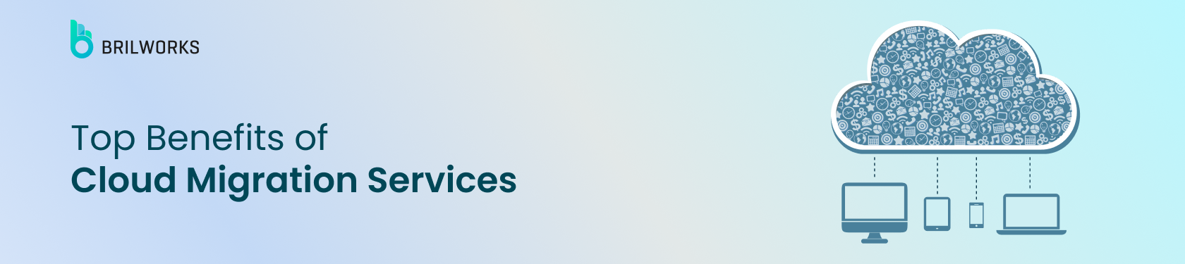 Top benefits of cloud migration services banner image